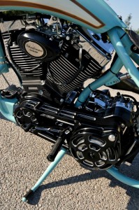 French Harley-Davidson Bobber Motorcycle