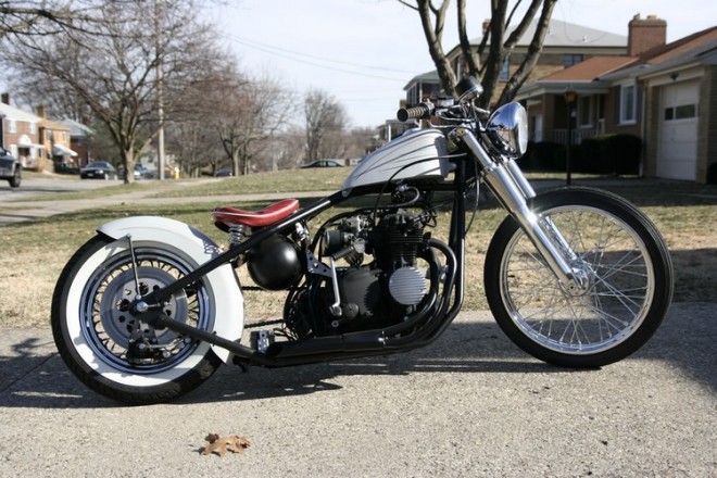 Honda CB350F Bobber Motorcycle