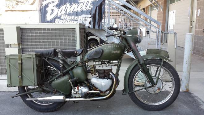 1965 Triumph TRW 500cc Flathead Military Only Motorcycle