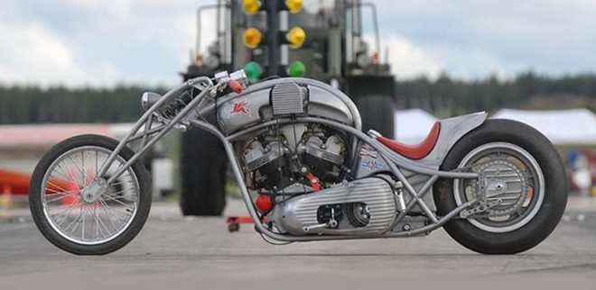 Harley-Davidson Knucklehead Bobber Motorcycle