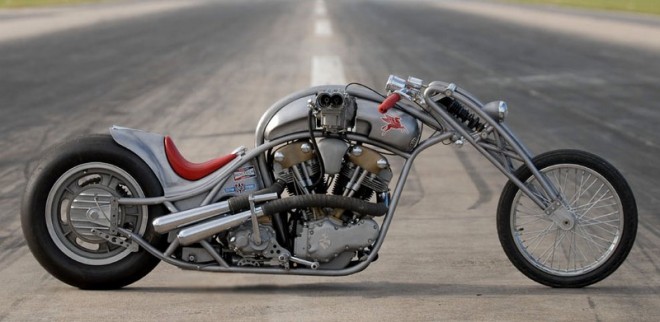 Harley-Davidson Knucklehead Bobber Motorcycle