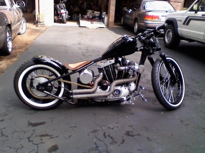 Harley-Davidson Flat Bar Bobber Motorcycle