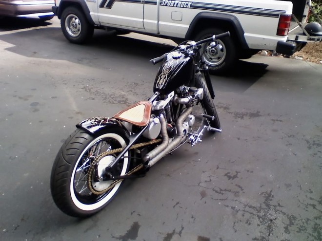 Harley-Davidson Flat Bar Bobber Motorcycle