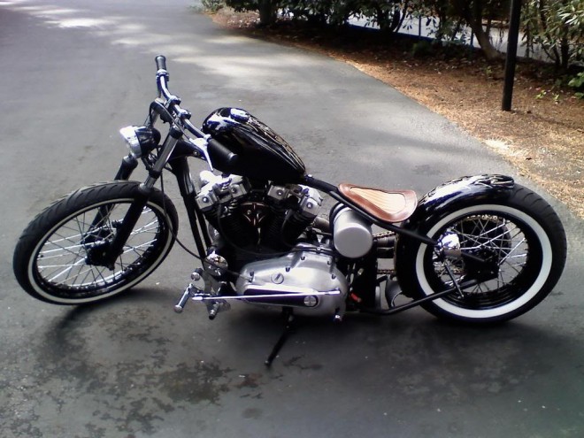 Harley-Davidson Flat Bar Bobber Motorcycle