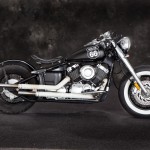 Yamaha XS650 Bobber Motorcycle in Black - Right Side