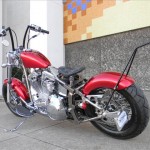 1340 cc EVO V-Twin Bobber Motorcycle Rear Drive Side