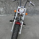 1340 cc EVO V-Twin Bobber Motorcycle Front View