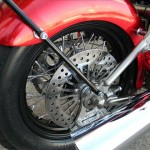 1340 cc EVO V-Twin Bobber Motorcycle - Rear Right Tire