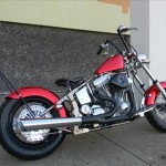 1340 cc EVO V-Twin Bobber Motorcycle Right Exhaust Side