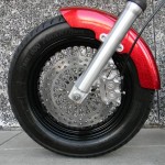 1340 cc EVO V-Twin Bobber Motorcycle Left Front Tire