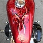 1340 cc EVO V-Twin Bobber Motorcycle Custom Tank Paint