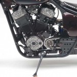 Asumati Honda VT750 ST Bobber Motorcycle Left Side Engine