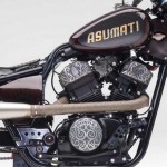 Asumati Honda VT750 ST Bobber Motorcycle Right Side Engine