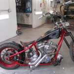 Custom 88 cubic inch Rev Tech EVO Bobber Motorcycle