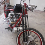 Custom 88 cubic inch Rev Tech EVO Bobber Motorcycle