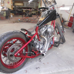 Custom 88 cubic inch Rev Tech EVO Bobber Motorcycle