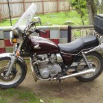 1982 Honda CB650 Bobber Motorcycle - stock